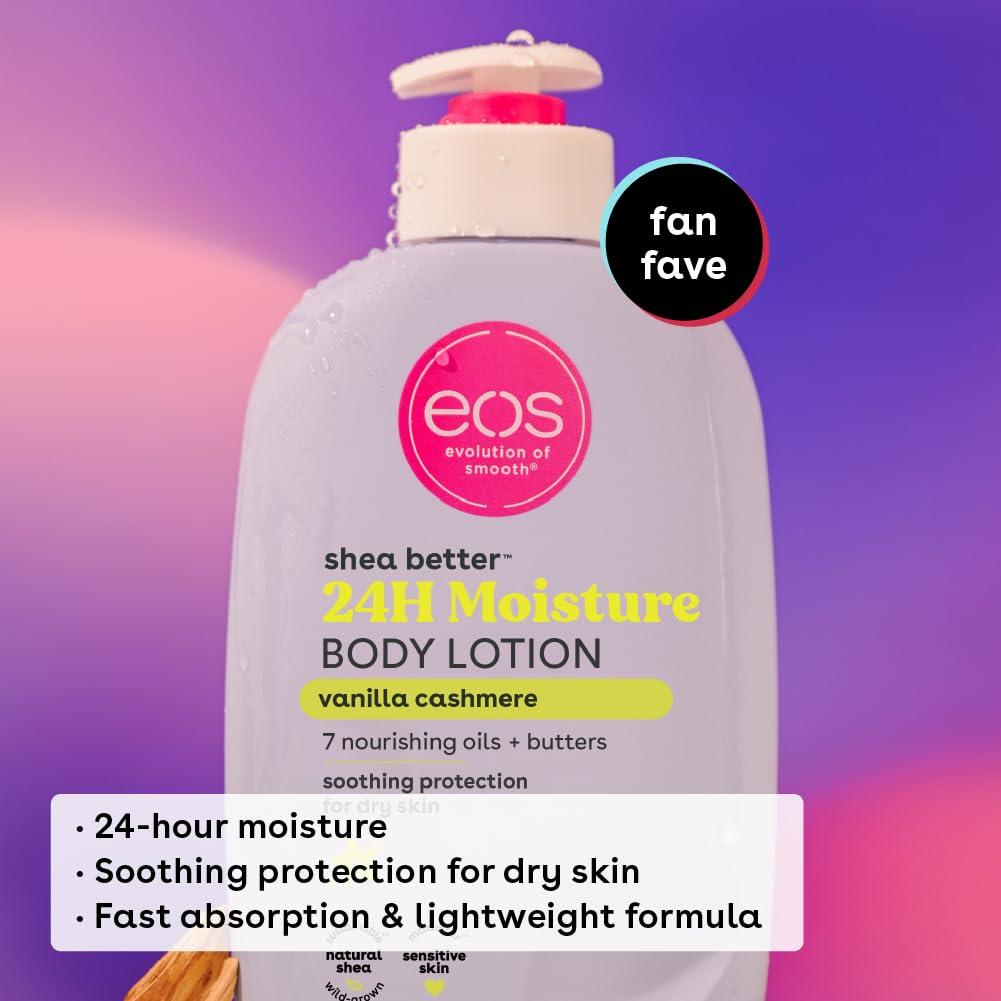 Eos Shea Butter 24 H Moisture Body Lotion (Vanilla Cashmere)