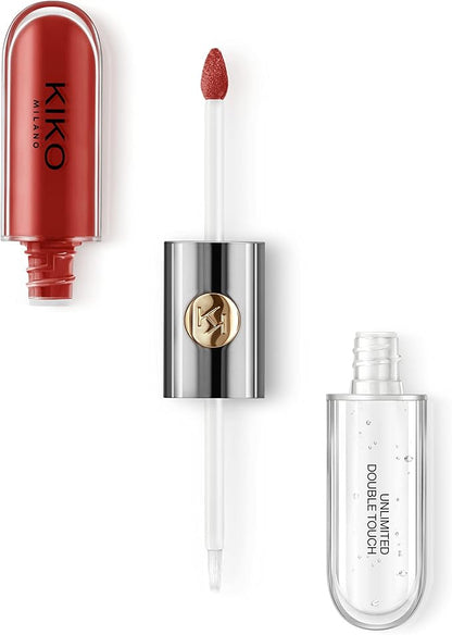 KIKO MILANO UNLIMITED DOUBLE TOUCH LIQUID LIP COLOUR (107 cherry red)