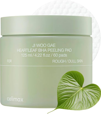 CELIMAX JI WOO GAE HEARTLEAF BHA PEELING PAD