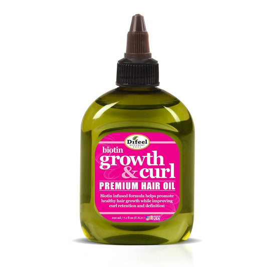 Difeel Biotin Growth & Curl  Premium Hair Oil With Biotin