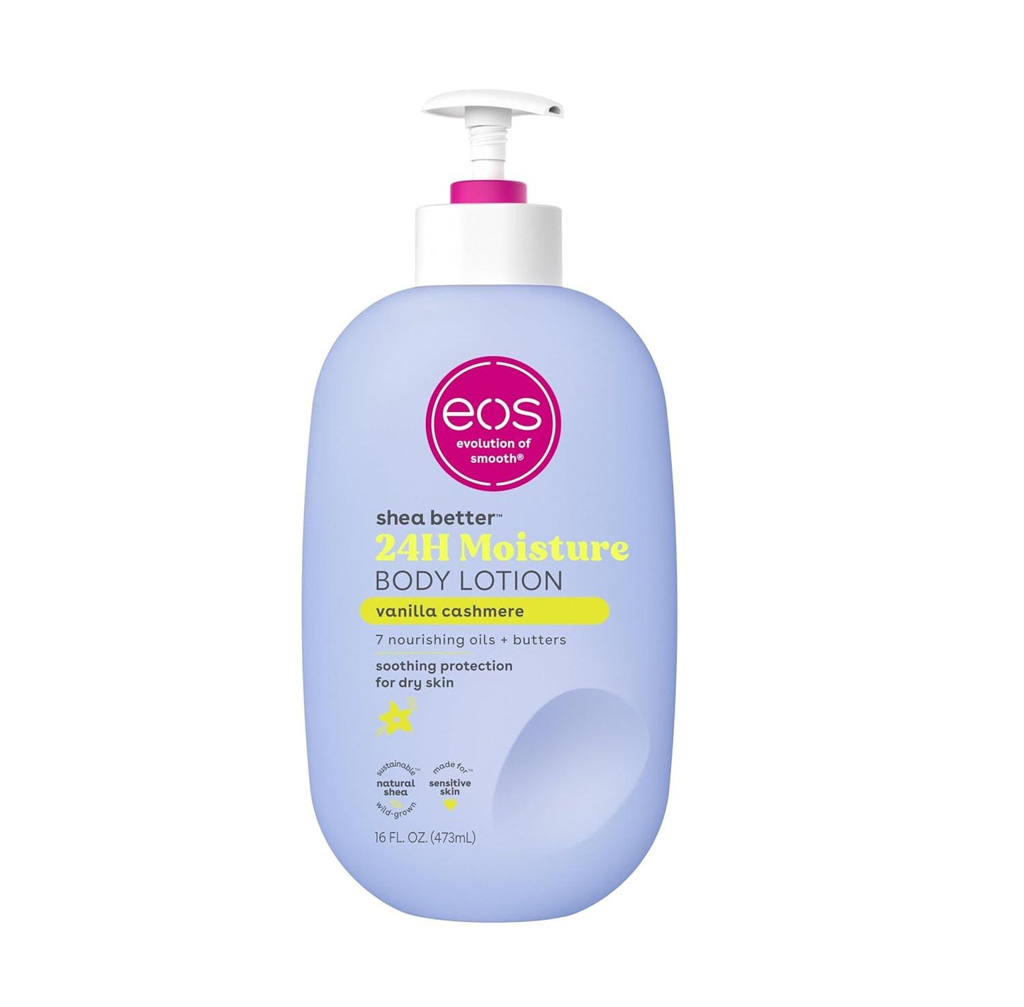 Eos Shea Butter 24 H Moisture Body Lotion (Vanilla Cashmere)