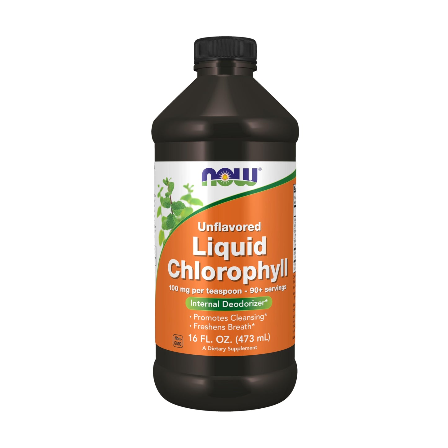 NOW Foods Supplements, Unflavored Chlorophyll Liquid, 100 mg per Teaspoon