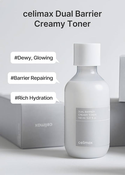 CELIMAX DUAL BARRIER CREAMY TONER FOR SENSITIVE DRY SKIN