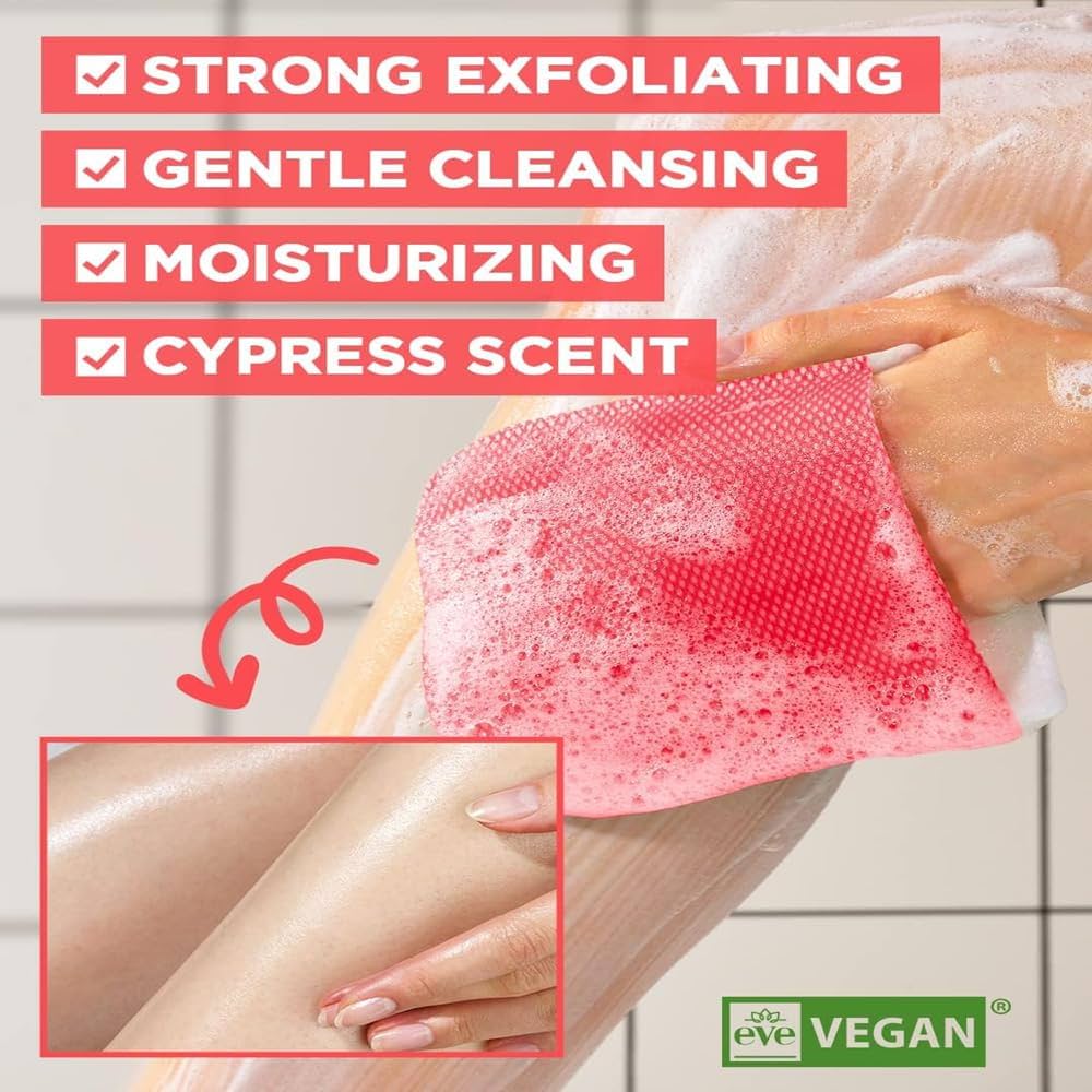 MOM'S BATH RECIPE  BODY PEELING - BODY PEELING PAD RED(8 PIECES)
