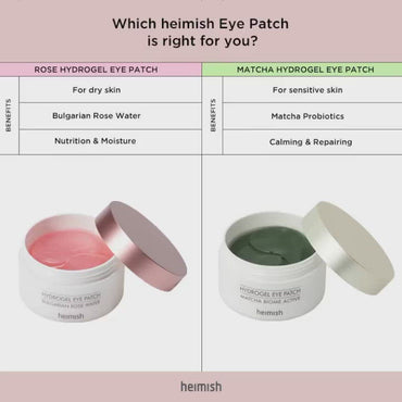 HEIMISH BULGARIAN ROSE WATER HYDROGEL EYE PATCH 60 PIECES