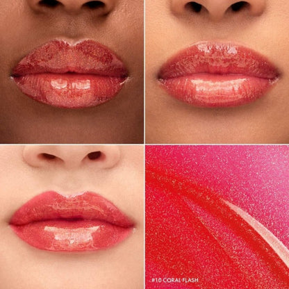 SEPHORA COLLECTION  OUTRAGEOUS PLUMP INTENSE HYDRATING LIP GLOSS  (10 CORAL FLASH)