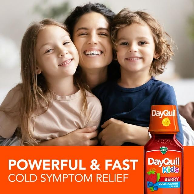 Vicks Dayquil Kids Berry Cold & Cough + Mucus Multi-Symptom Relief