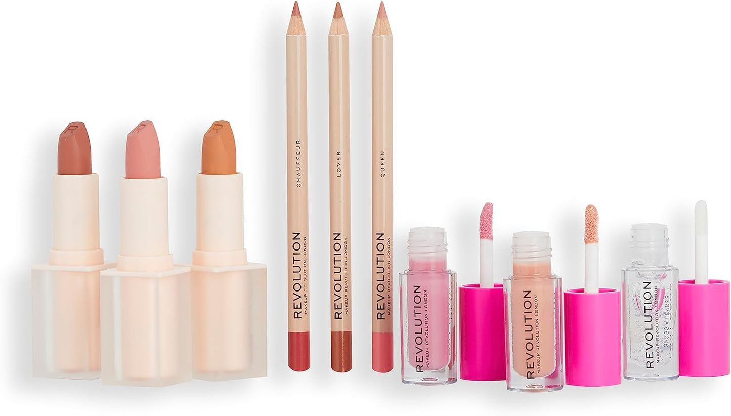 REVOLUTION BEAUTY ULTIMATE KISS GIFT SET