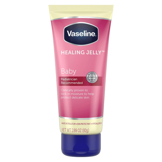 VASELINE HEALING JELLY PETROLEUM JELLY FOR DIAPER RASH MOISTURIZER FOR BABY HYPOALLERGENIC SKIN PROTECTANT