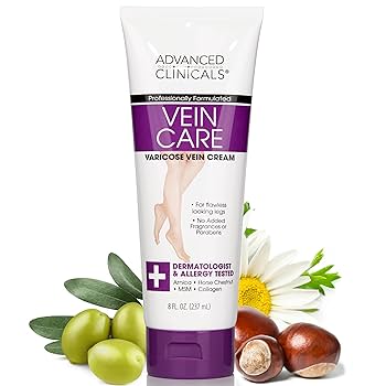 ADVANCED CLINICALS  VEIN CARE VARICOSE VEN CREAM