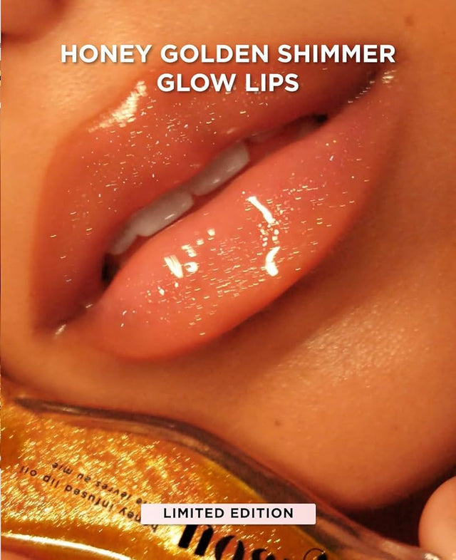 GISOU HONEY INFUSED LIP OIL (golden shimmer glow)