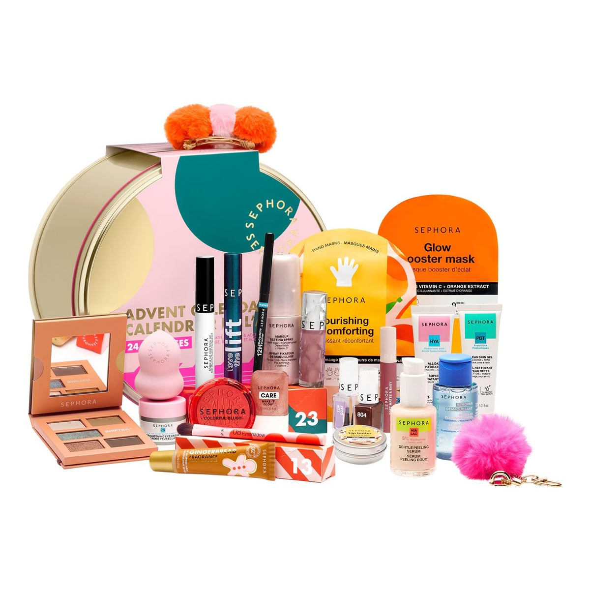 SEPHORA COLLECTION  Premium Makeup & Skincare Advent Calendar Gift Set