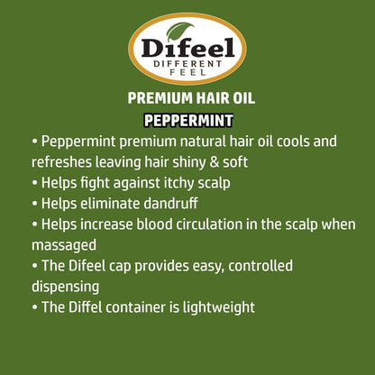 Difeel Peppermint  Premium Hair Oil With Biotin