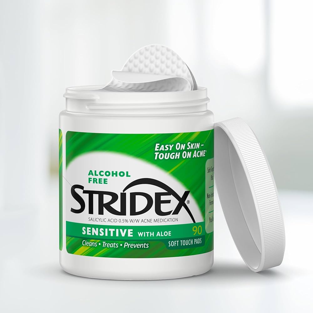 STRIDEX MAXIMUM ALCHOOL FREE 55 PADS (GREEN)