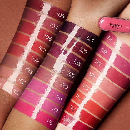 KIKO MILANO UNLIMITED DOUBLE TOUCH LIQUID LIP COLOUR (105 scarlet red)