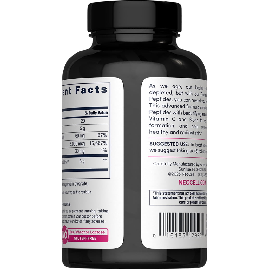 NEOCELL GRASSFED COLLAGEN PEPTIDES VITAMIN C AND BIOTIN