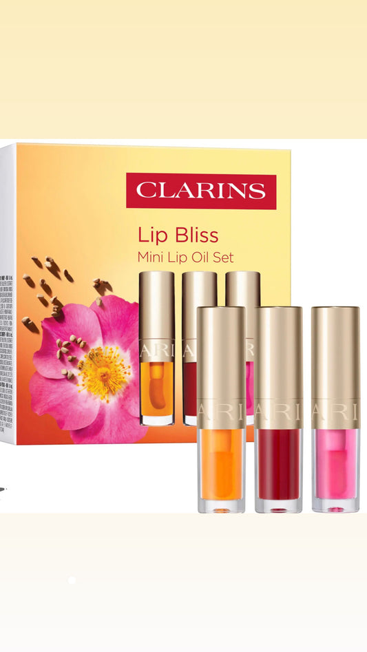 CLARINS LIP COMFORT LIP BLISS MINI LIP OIL SET