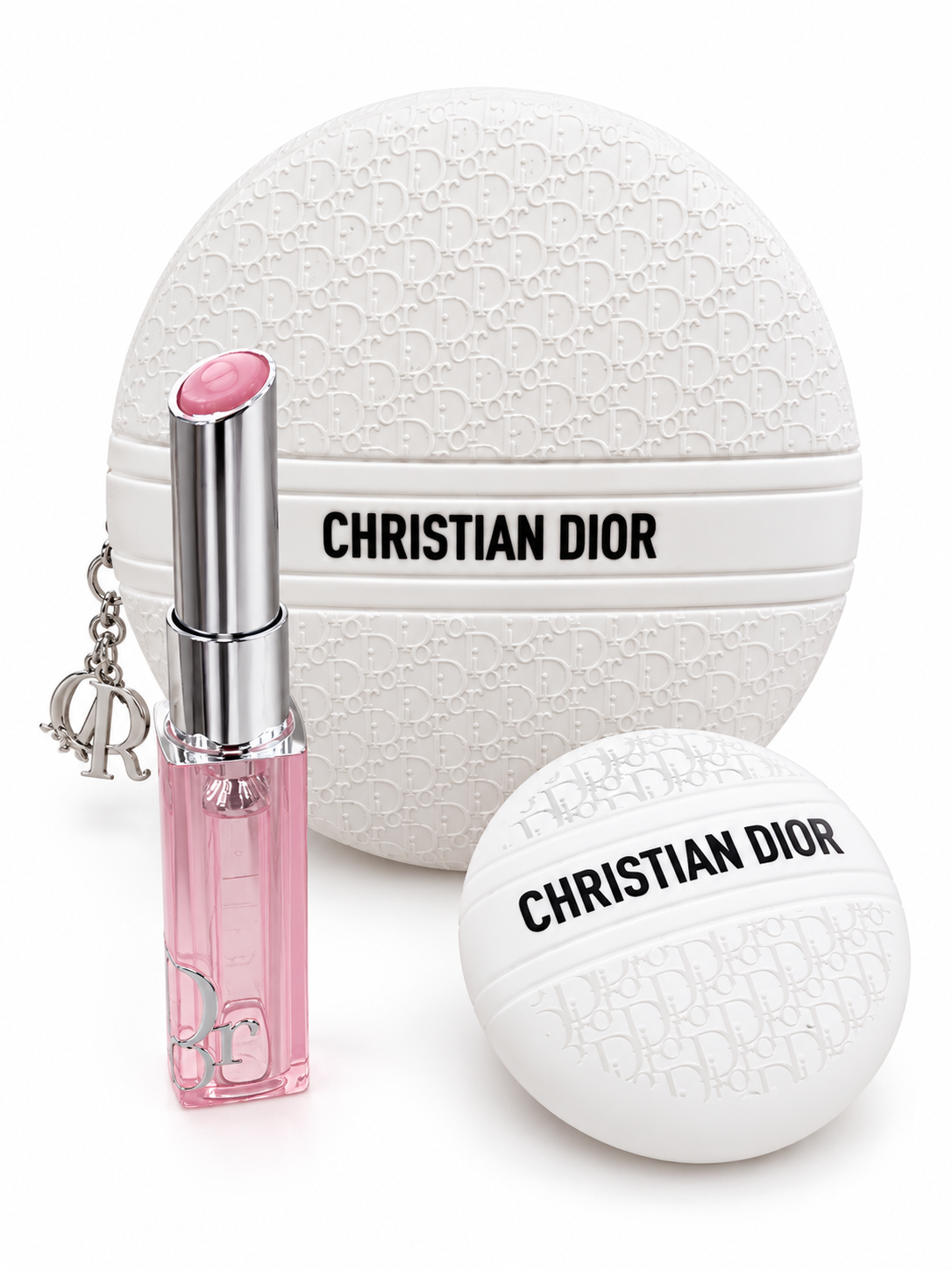 Christian Dior Limited edition Kit With Hand Cream And Round Bag
