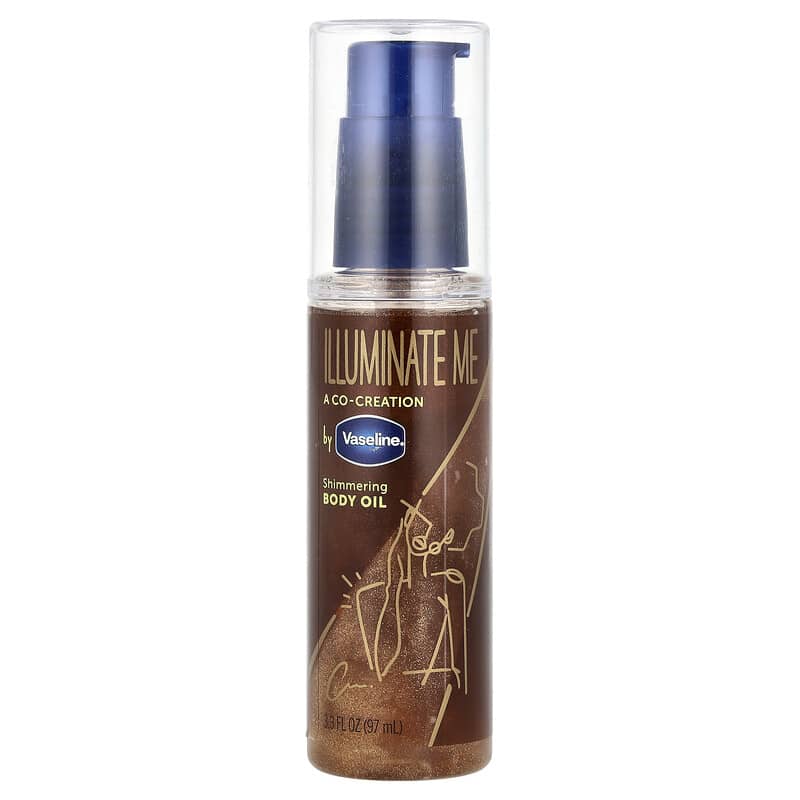VASELINE ILLUMINATE SHIMMERING BODY OIL SIZE 97 ML