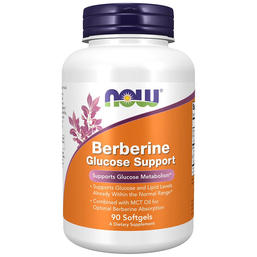 NOW SUPPLEMENTS BERBERINE GLUCOSE SUPPORT METABOLISM