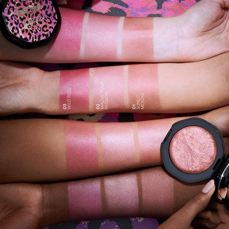 KIKO MILANO X JUST CAVALLI FUSION GLOW BLUSH (01 SUNLIT MOCHA)