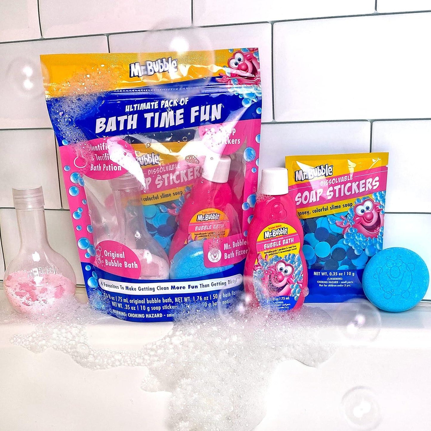 Mr Bubble Ultimate Pack Of Bath Time Fun 4 Favorites (1Pack)