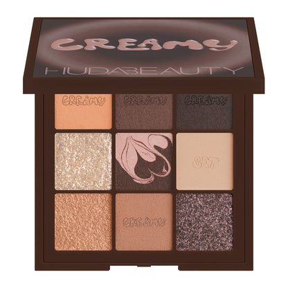 HUDA BEAUTY CREAMY OBSESSIONS EYESHADOW PALETTE (NEUTRAL BROWN CREAMY OBSESSIONS)