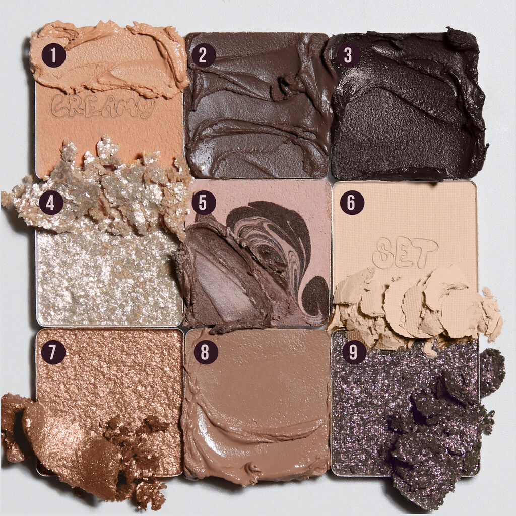 HUDA BEAUTY CREAMY OBSESSIONS EYESHADOW PALETTE (NEUTRAL BROWN CREAMY OBSESSIONS)