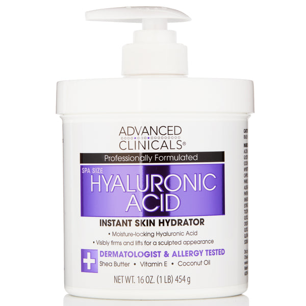 ADVANCED CLINICALS HYALURONIC ACID BODY CREAM