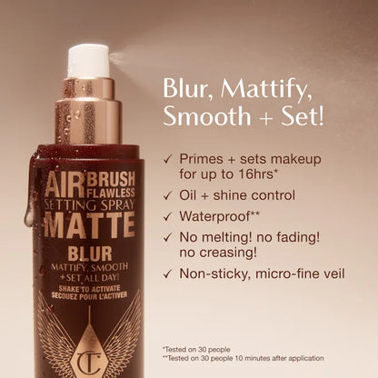 CHARLOTTE TILBURY AIRBRUSH FLAWLESS MATTE SETTING SPRAY (100 ml)