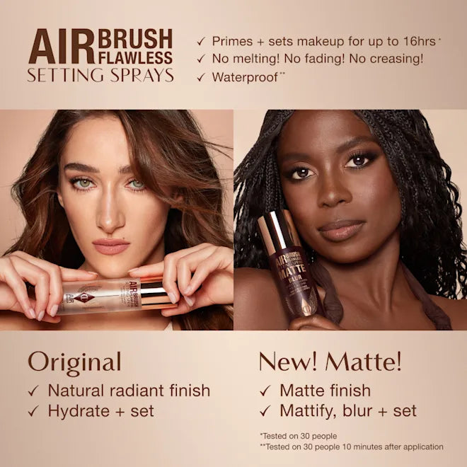 CHARLOTTE TILBURY AIRBRUSH FLAWLESS MATTE SETTING SPRAY (100 ml)