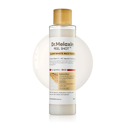 DR.MELAXIN PEEL SHOT GLOW WHITE RICE TONER