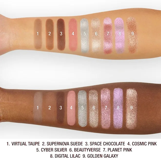 CHARLOTTE TILBURY THE BEAUTYVERSE PALETTE LIMITED EDITION EYESHADOW PALETTE