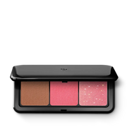 KIKO MILANO MULTI FINISH TRIO BLUSH & BRONZER FACE PALETTE (03)