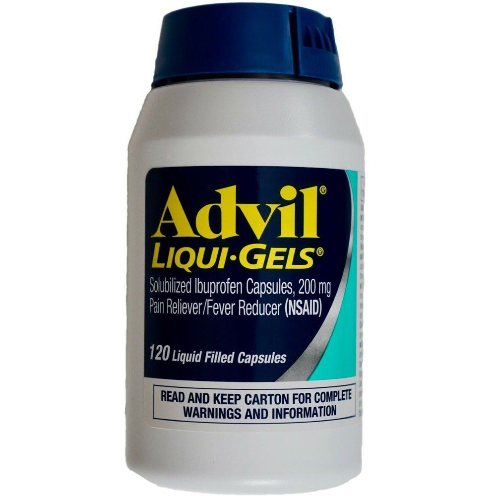 ADVIL LIQUI-GELS 120 LIQUID FILLED CAPSULES (IMPORTED FROM USA)