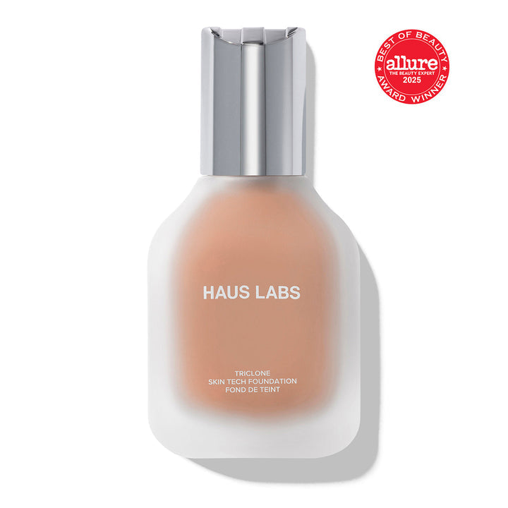 HAUS LABS BY LADY GAGA  TRICLONE SKIN TECH MEDIUM COVERAGE FOUNDATION WITH FERMENTED ARNICA (210 Light Medium Neutral)