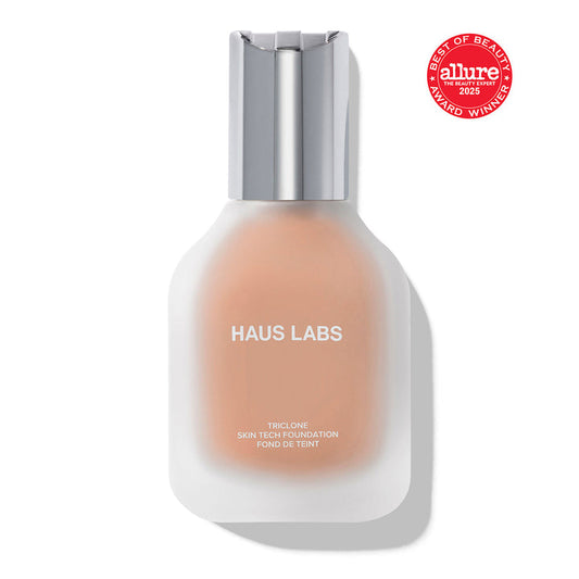 HAUS LABS BY LADY GAGA  TRICLONE SKIN TECH MEDIUM COVERAGE FOUNDATION WITH FERMENTED ARNICA (100 Light Neutral)