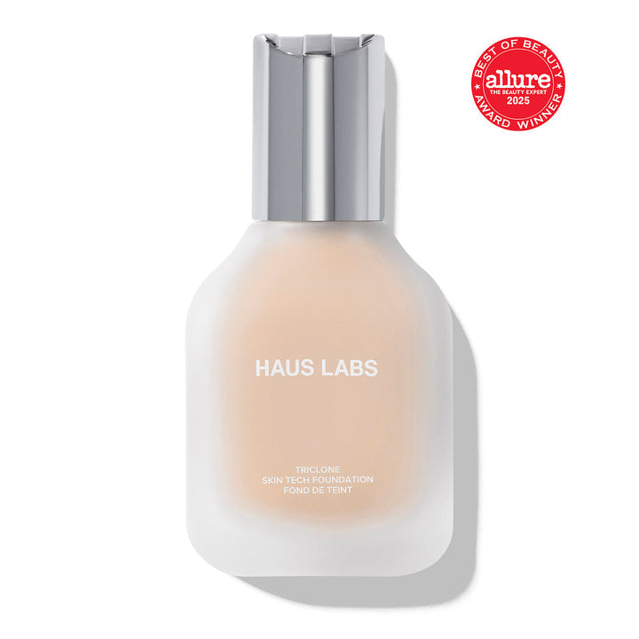 HAUS LABS BY LADY GAGA  TRICLONE SKIN TECH MEDIUM COVERAGE FOUNDATION WITH FERMENTED ARNICA (015 Fair Warm)