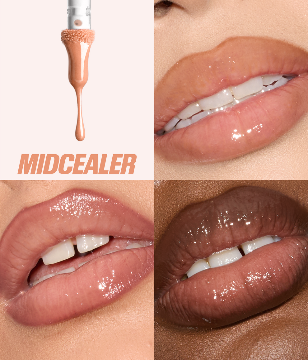 Huda Beauty Faux Filler Extra Shine Lip Gloss (richclear)