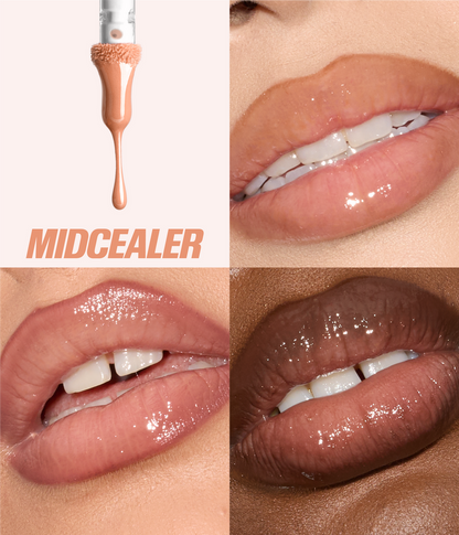 Huda Beauty Faux Filler Extra Shine Lip Gloss (richclear)