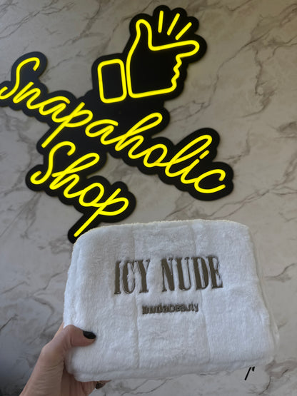 HUDA BEAUTY ICY NUDE MAKEUP BAG