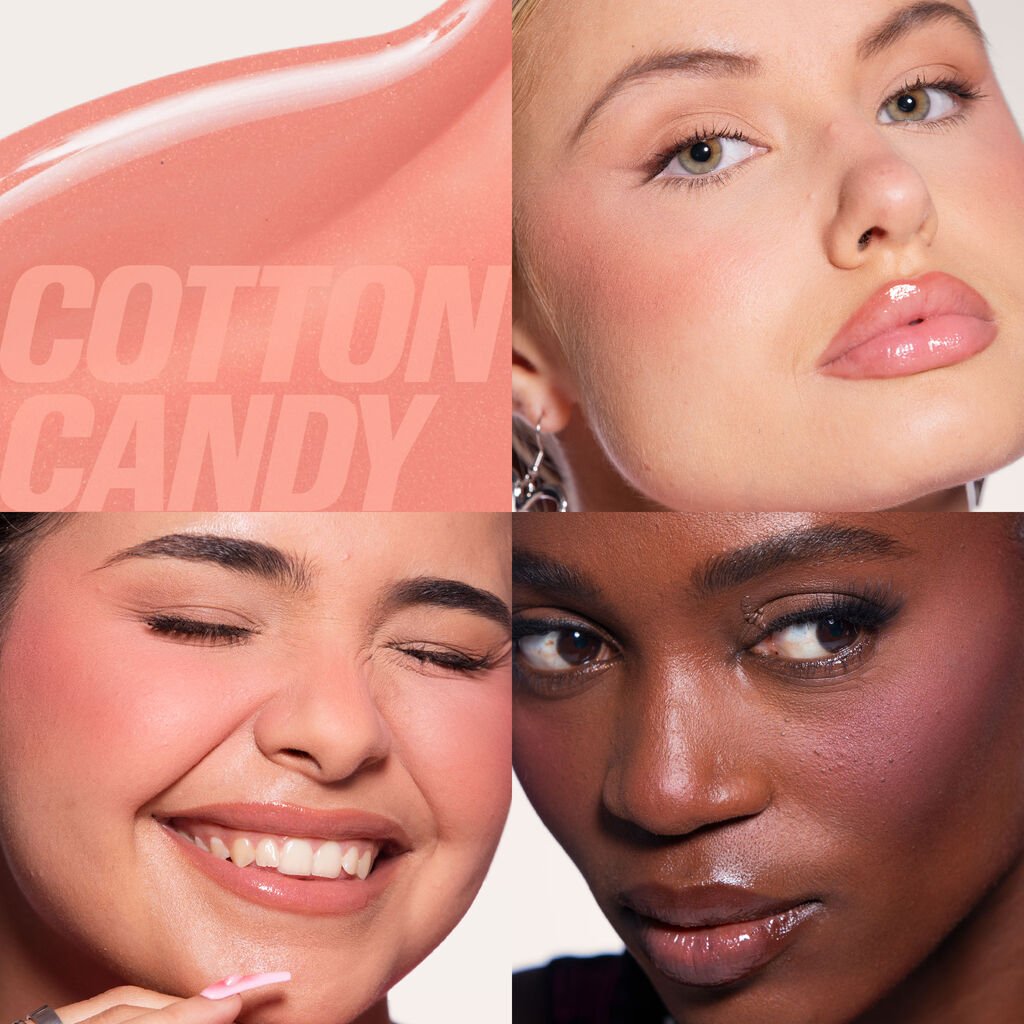 HUDA BEAUTY MINI BABY BLUSH DUO SET (COTTON CANDY - PEACH SORBET)