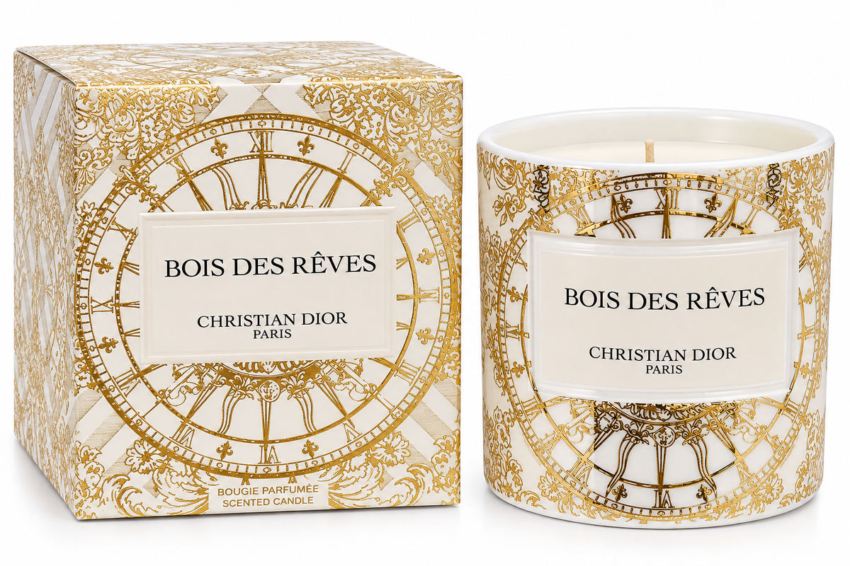 Christian Dior Bois des Rêves Luxury Scented Candle – Gold Limited Edition