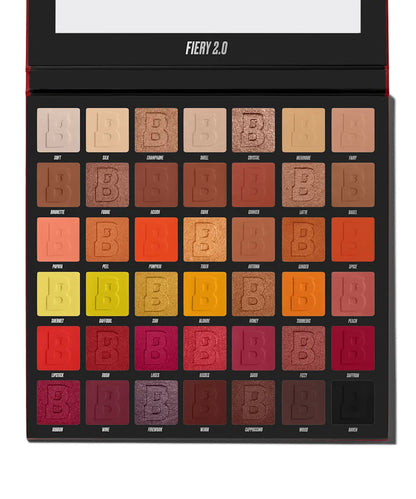 By BEAUTY BAY FIERY2.0 42 COLOUR EYESHADOW PALETTE