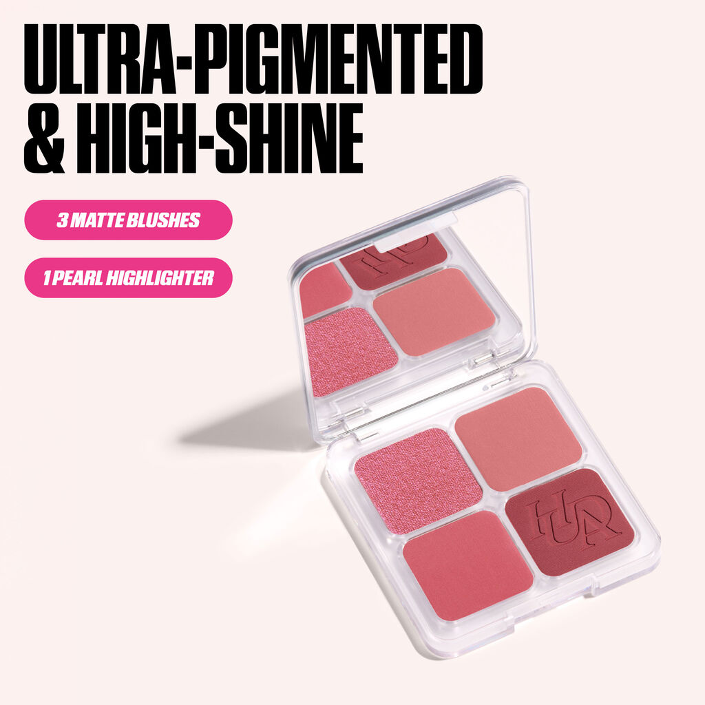 HUDA BEAUTY BLUSH FILTER BLURRING BLUSHIGHLTERS PALETTE (BABY PINK)