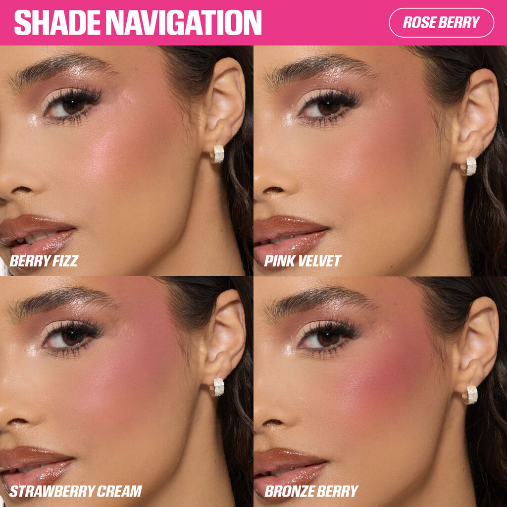 HUDA BEAUTY BLUSH FILTER BLURRING BLUSHIGHLTERS PALETTE (ROSE BERRY)