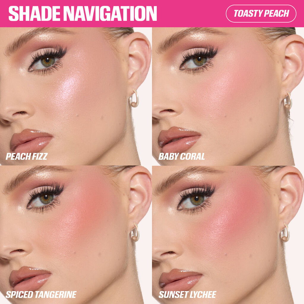 HUDA BEAUTY BLUSH FILTER BLURRING BLUSHIGHLTERS PALETTE (TOASTY PEACH)