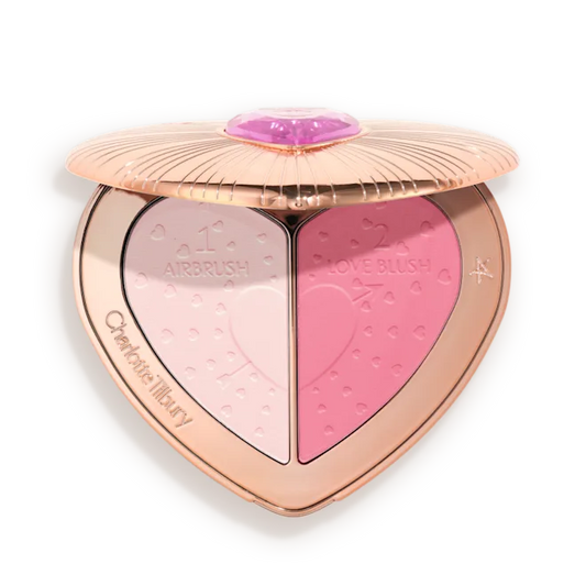 CHARLOTTE TILBURY BEAUTY SOULMATES FACE PALETTE BLUSH (flawless pink)
