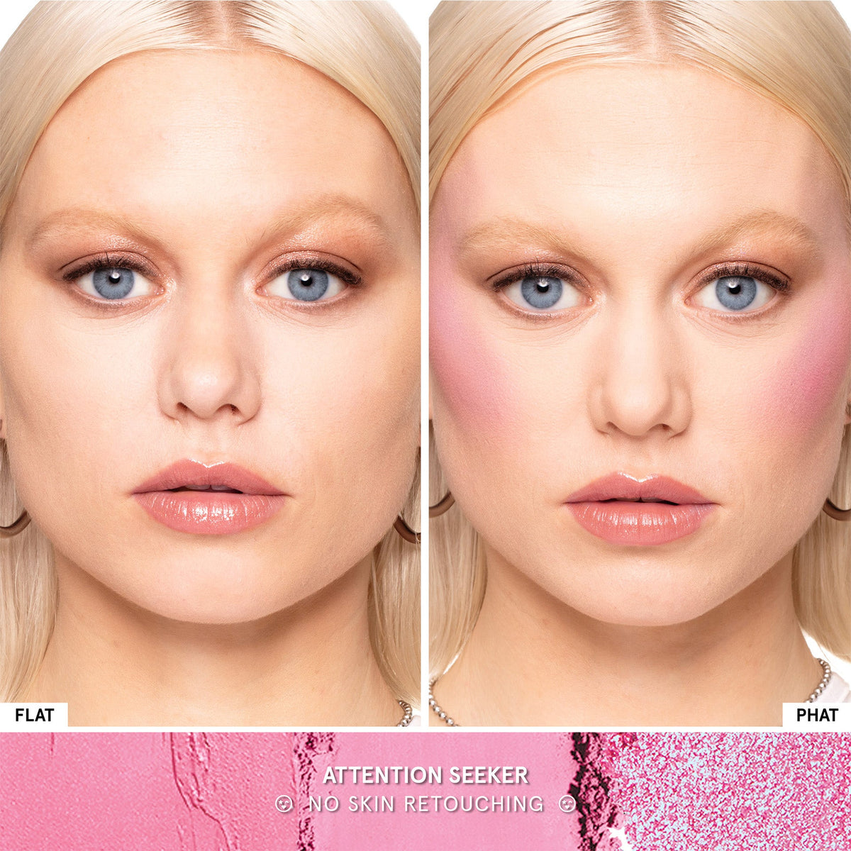 ONE/SIZE BY PATRICK STARRR Cheek Clapper 3D Blush Trio Palette (ATTENTION SEEKER)