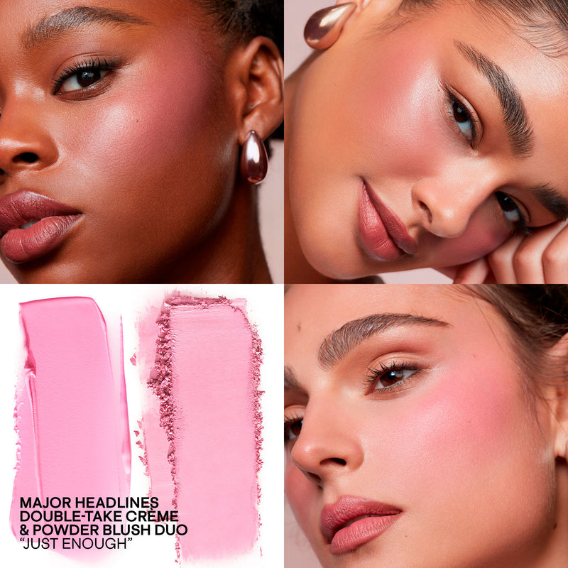 PATRICK TA MAJOR HEADLINES - DOUBLE-TAKE CREME & POWDER BLUSH DUO (JUST ENOUGH)